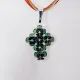 Small Cross - Rusalka-Brown Suede - 2